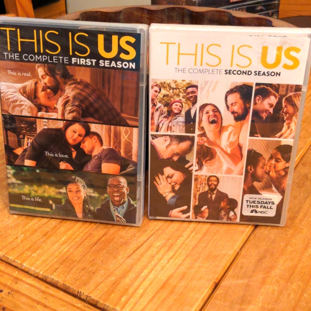 NWT DVD set of "This Is Us" Seasons 1 and 2, in Original Sealed Plastic Wrap